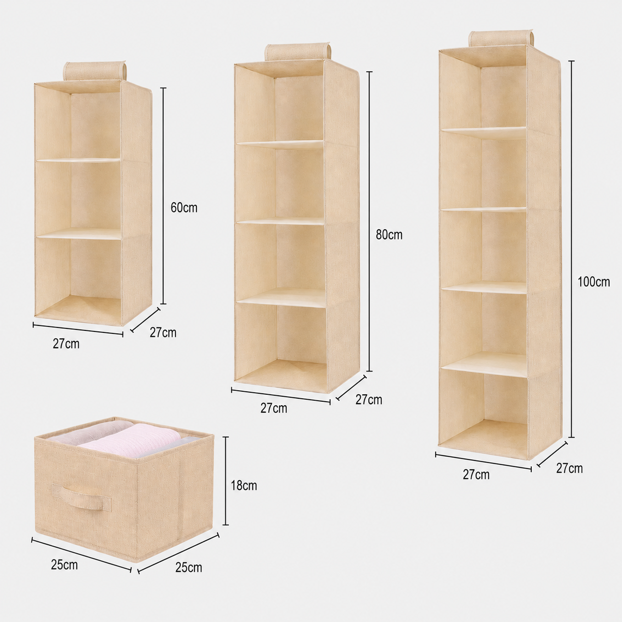 Optimisez l’espace de vos placards avec cette étagère suspendue pliable, idéale pour camping-car, van aménagé, caravane ou mobil-home. Ses compartiments pratiques permettent de ranger vêtements,
