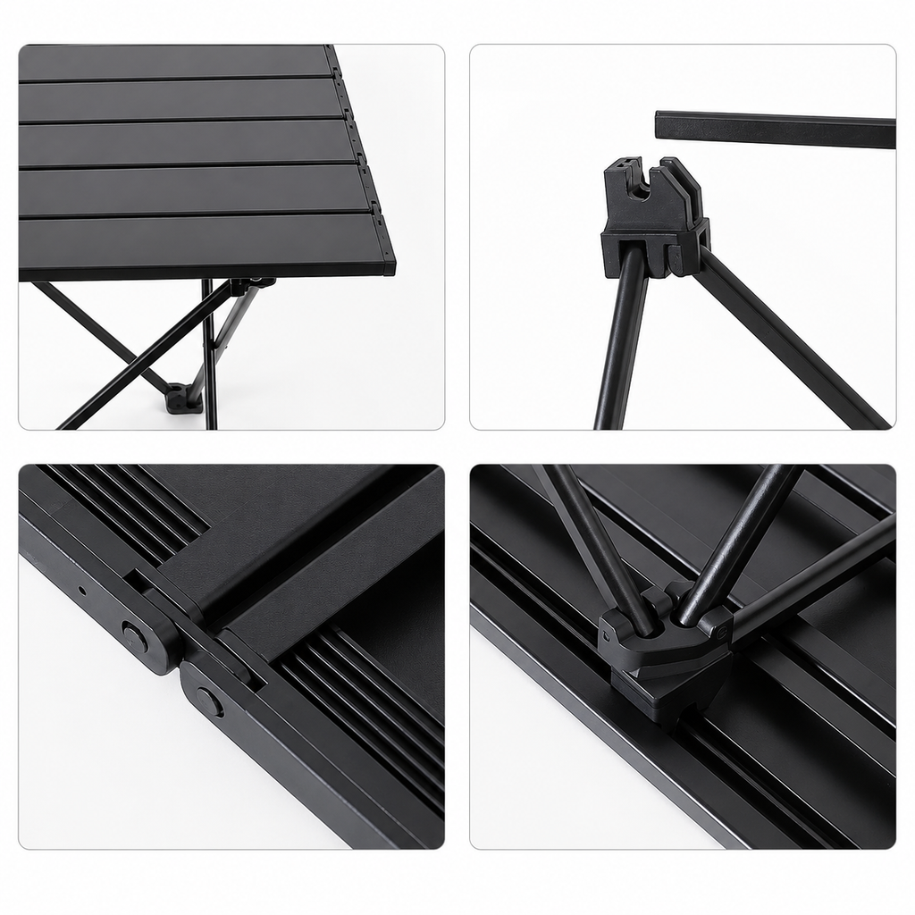 Assemblement table pliable assemblement 