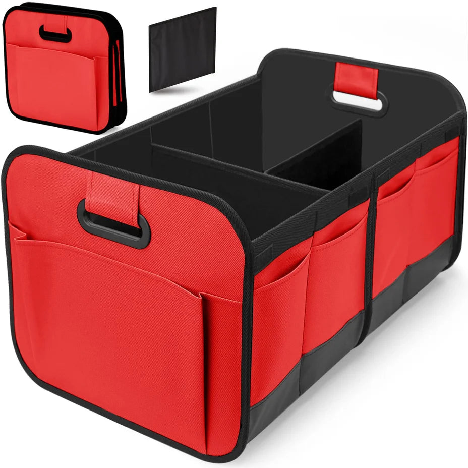 Organisateur de coffre pliable rouge